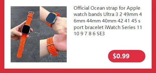 Bracelet silicone magnétique pour Apple Watch 38 à 49 mm