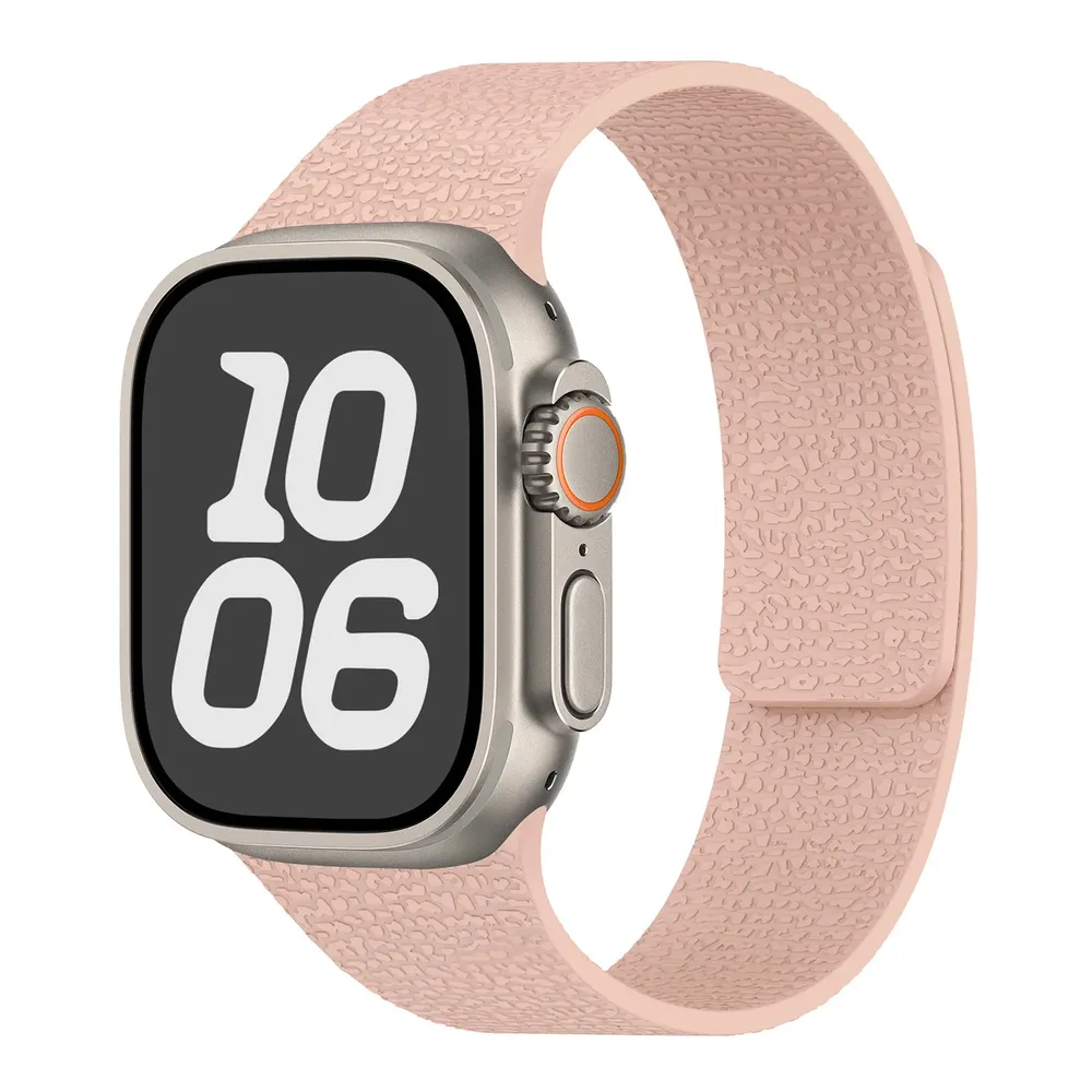 Bracelet silicone magnétique pour Apple Watch 38 à 49 mm