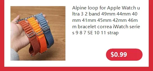 Bracelet silicone magnétique pour Apple Watch 38 à 49 mm