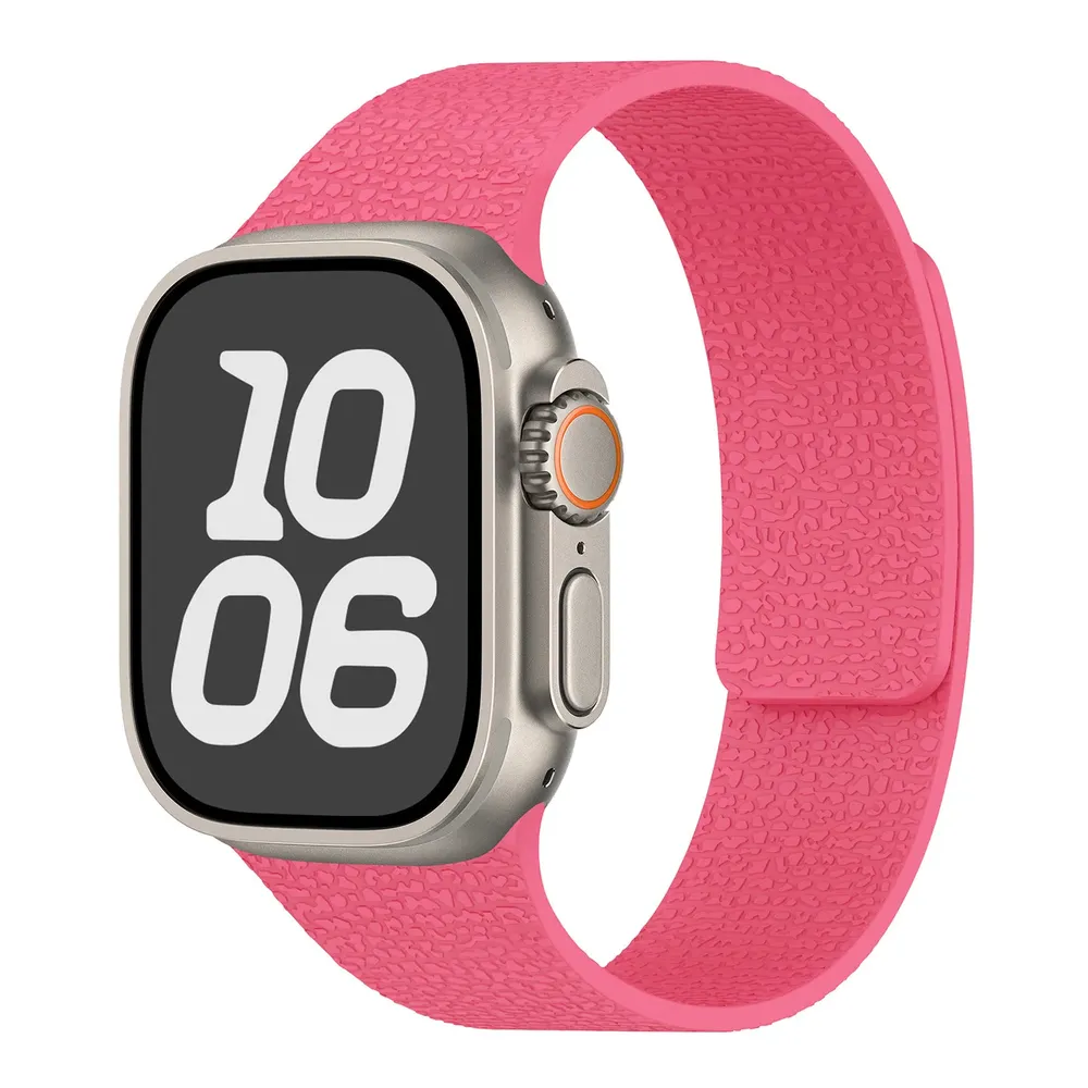 Bracelet silicone magnétique pour Apple Watch 38 à 49 mm