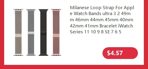 Bracelet silicone magnétique pour Apple Watch 38 à 49 mm