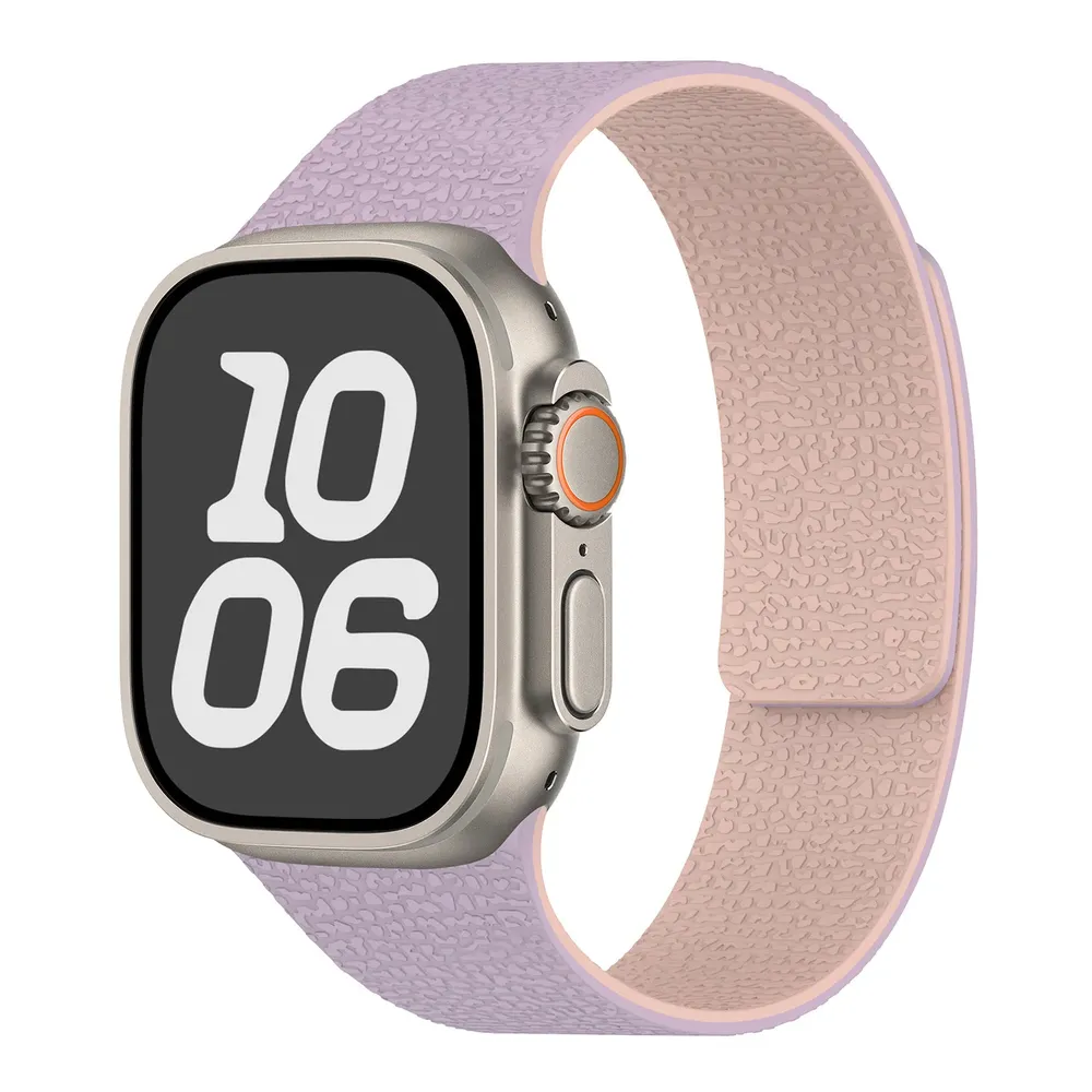 Bracelet silicone magnétique pour Apple Watch 38 à 49 mm