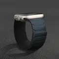 Bracelet silicone magnétique pour Apple Watch 38 à 49 mm – Couleur du bracelet midnight-black