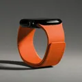 Bracelet silicone magnétique pour Apple Watch 38 à 49 mm – Couleur du bracelet orange