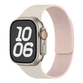 Bracelet silicone magnétique pour Apple Watch 38 à 49 mm – Couleur du bracelet star pink