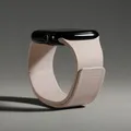 Bracelet silicone magnétique pour Apple Watch 38 à 49 mm – Couleur du bracelet starlight