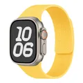 Bracelet silicone magnétique pour Apple Watch 38 à 49 mm – Couleur du bracelet Sunny color