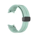 Bracelet silicone magnétique pour Samsung Galaxy Watch 6 Classic – Couleur du bracelet Light green B