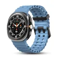 Bracelet silicone marin pour Samsung Galaxy Watch Ultra – Couleur du bracelet Blue