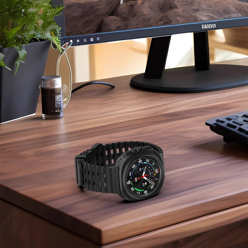 Bracelet silicone marin pour Samsung Galaxy Watch Ultra