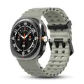 Bracelet silicone marin pour Samsung Galaxy Watch Ultra – Couleur du bracelet Light green