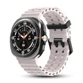 Bracelet silicone marin pour Samsung Galaxy Watch Ultra – Couleur du bracelet Pink