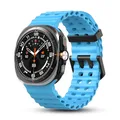 Bracelet silicone marin pour Samsung Galaxy Watch Ultra – Couleur du bracelet Sky blue