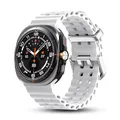Bracelet silicone marin pour Samsung Galaxy Watch Ultra – Couleur du bracelet White