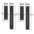 Bracelet silicone océan 20 à 22 mm pour Samsung Galaxy – 5