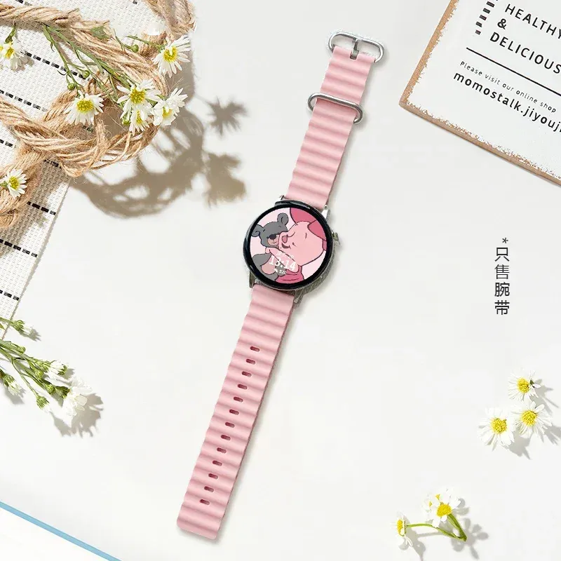 Bracelet silicone océan 20 à 22 mm pour Samsung Galaxy