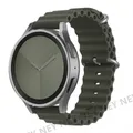 Bracelet silicone océan 20 à 22 mm pour Samsung Galaxy – Couleur du bracelet Olive 16