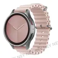 Bracelet silicone océan 20 à 22 mm pour Samsung Galaxy – Couleur du bracelet pink sand 11