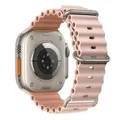 Bracelet silicone océan pour Apple Watch Ultra 40 à 49 mm – Couleur du bracelet 11 silt