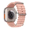 Bracelet silicone océan pour Apple Watch Ultra 40 à 49 mm – Couleur du bracelet 17 vintage roses
