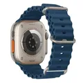 Bracelet silicone océan pour Apple Watch Ultra 40 à 49 mm – Couleur du bracelet 18 deep chasing blue