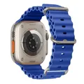Bracelet silicone océan pour Apple Watch Ultra 40 à 49 mm – Couleur du bracelet 21 blue