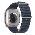 Bracelet silicone océan pour Apple Watch Ultra 40 à 49 mm – Couleur du bracelet 23 rock blue
