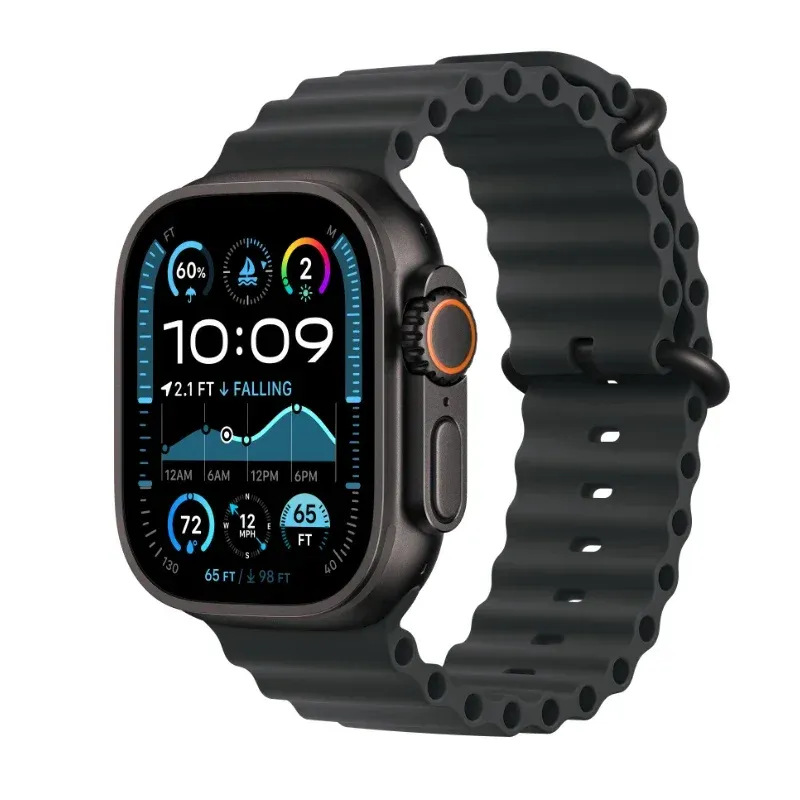 Bracelet silicone océan pour Apple Watch Ultra 40 à 49 mm