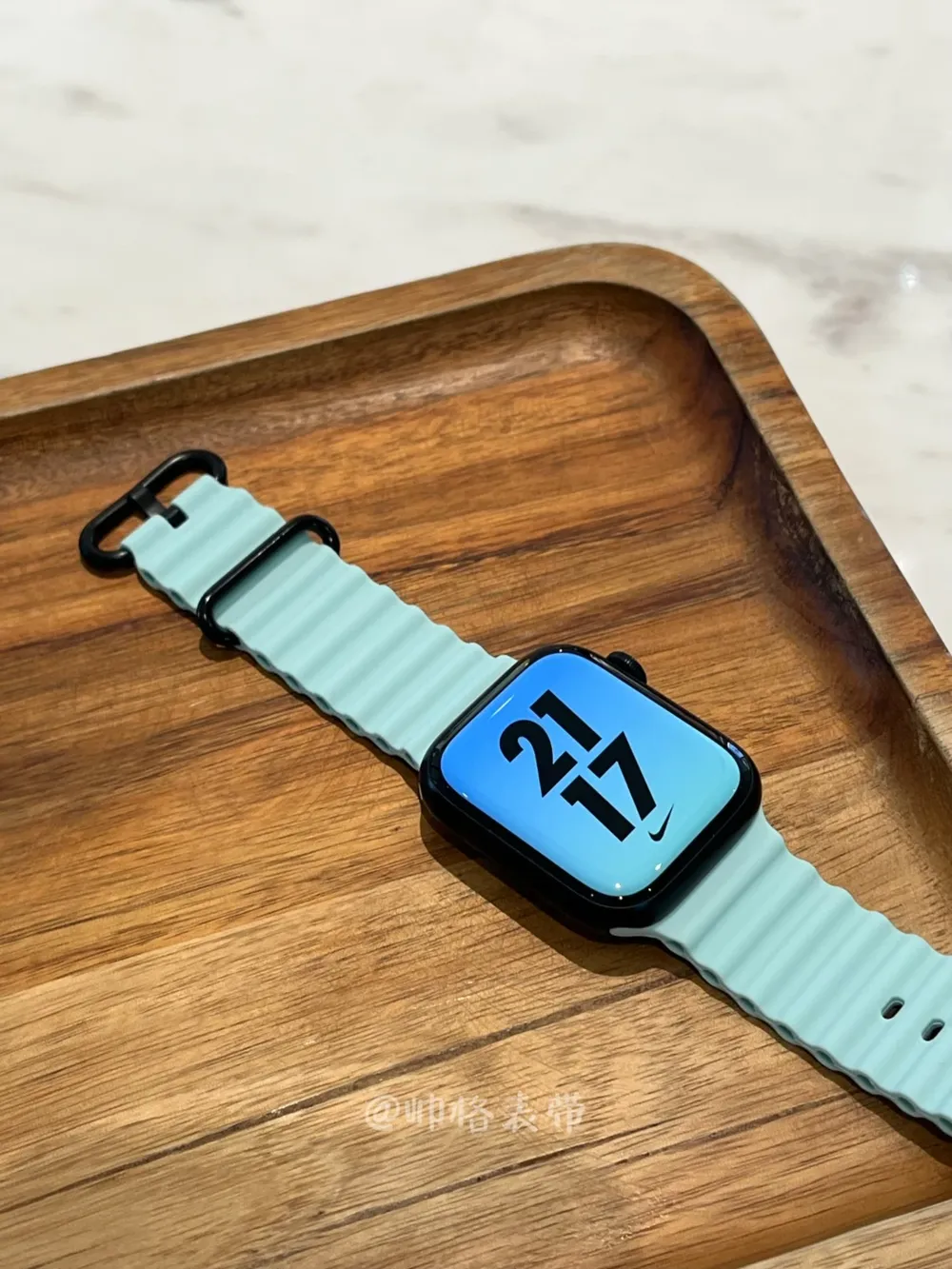 Bracelet silicone océan pour Apple Watch Ultra 40 à 49 mm
