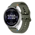 Bracelet silicone ondulé 18 à 22 mm Garmin Forerunner – Couleur du bracelet Army Green