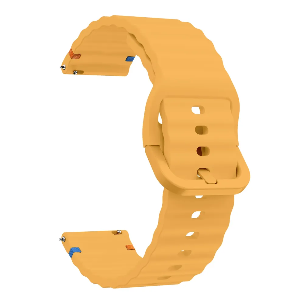 Bracelet silicone ondulé 18 à 22 mm Garmin Forerunner
