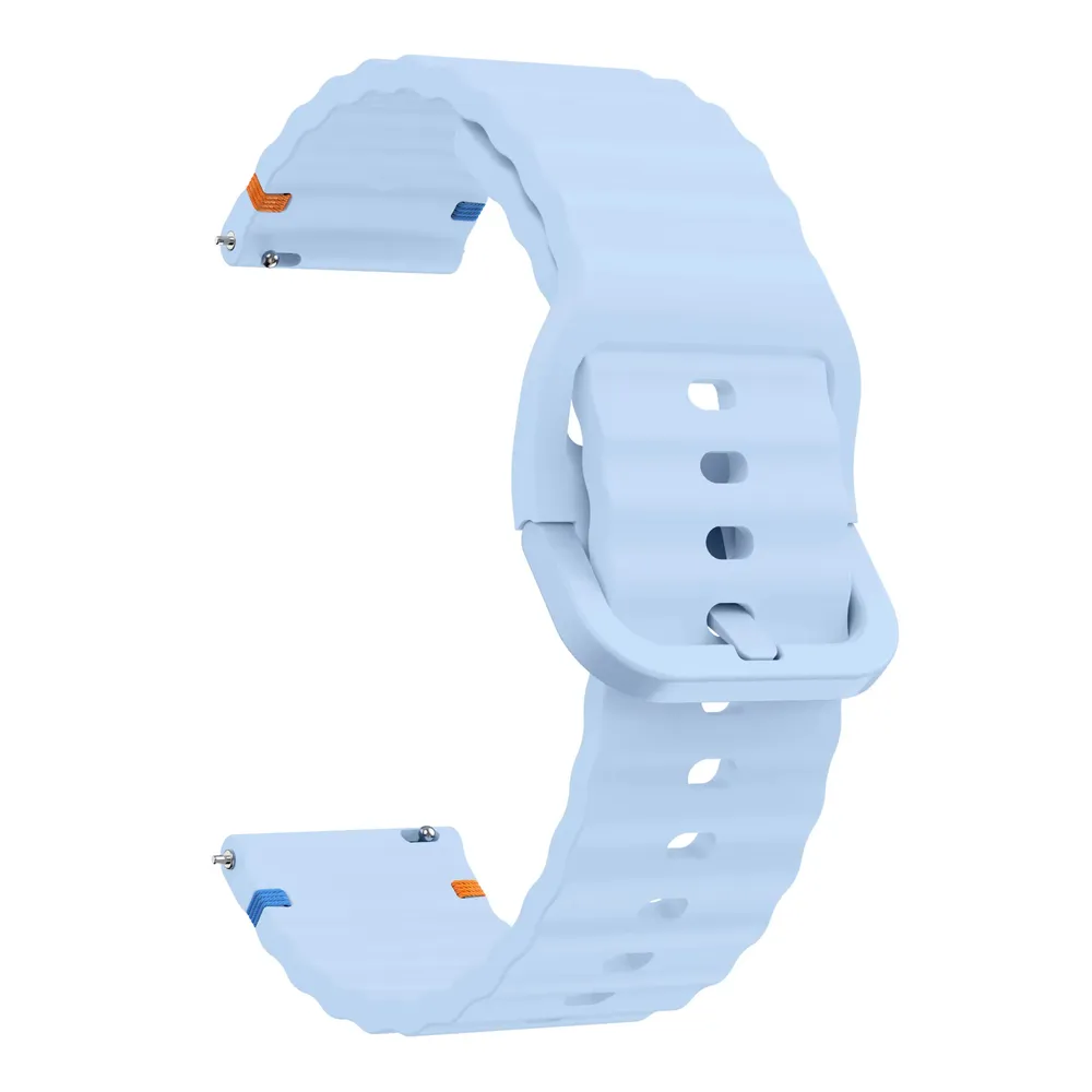 Bracelet silicone ondulé 18 à 22 mm Garmin Forerunner