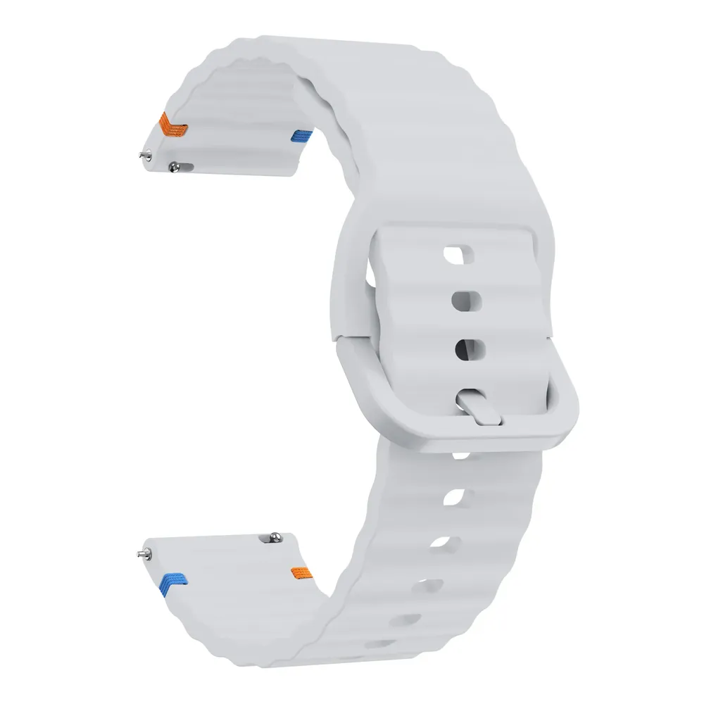 Bracelet silicone ondulé 18 à 22 mm Garmin Forerunner