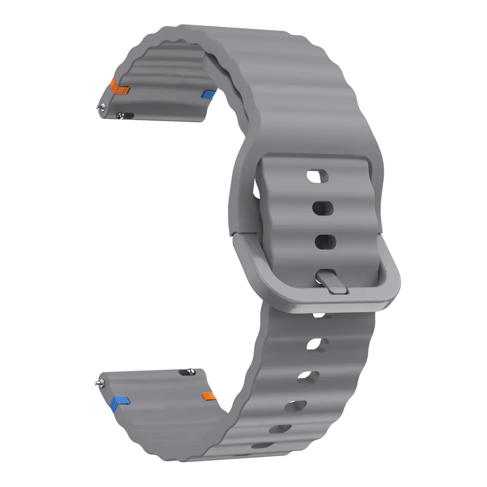 Bracelet silicone ondulé 18 à 22 mm Garmin Forerunner
