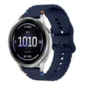 Bracelet silicone ondulé 18 à 22 mm Garmin Forerunner – Couleur du bracelet Midnight Blue