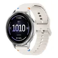 Bracelet silicone ondulé 18 à 22 mm Garmin Forerunner – Couleur du bracelet Starlight