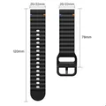 Bracelet silicone ondulé 20 et 22 mm Amazfit GTR GTS – 5