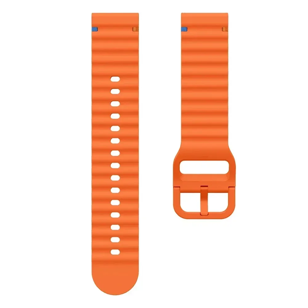 Bracelet silicone ondulé 20 et 22 mm Amazfit GTR GTS