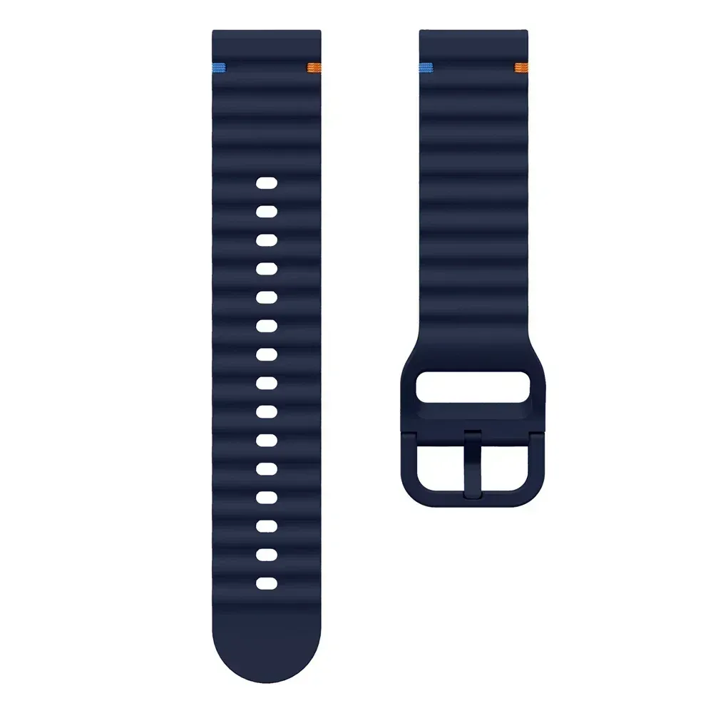 Bracelet silicone ondulé 20 et 22 mm Amazfit GTR GTS