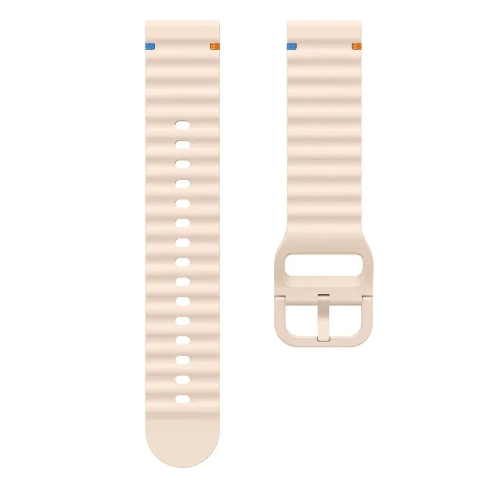 Bracelet silicone ondulé 20 et 22 mm Amazfit GTR GTS