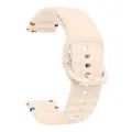 Bracelet silicone ondulé 20 et 22 mm Amazfit GTR GTS – Couleur du bracelet Rose