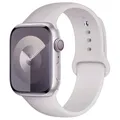 Bracelet silicone pour Apple Watch 38 à 49 mm – Couleur du bracelet 10 stone white