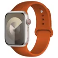 Bracelet silicone pour Apple Watch 38 à 49 mm – Couleur du bracelet 13 Orange