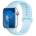 Bracelet silicone pour Apple Watch 38 à 49 mm – Couleur du bracelet 43 Spray green