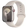 Bracelet silicone pour Apple Watch 38 à 49 mm – Couleur du bracelet 71 Starlight