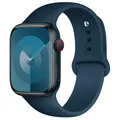 Bracelet silicone pour Apple Watch 38 à 49 mm – Couleur du bracelet 72 deep blue