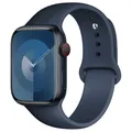 Bracelet silicone pour Apple Watch 38 à 49 mm – Couleur du bracelet 8 midnight blue