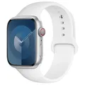 Bracelet silicone pour Apple Watch 38 à 49 mm – Couleur du bracelet 9 White
