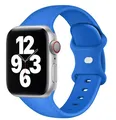 Bracelet silicone pour Apple Watch 38 à 49 mm – Couleur du bracelet Blue 02