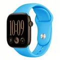 Bracelet silicone pour Apple Watch 38 à 49 mm – Couleur du bracelet Blue